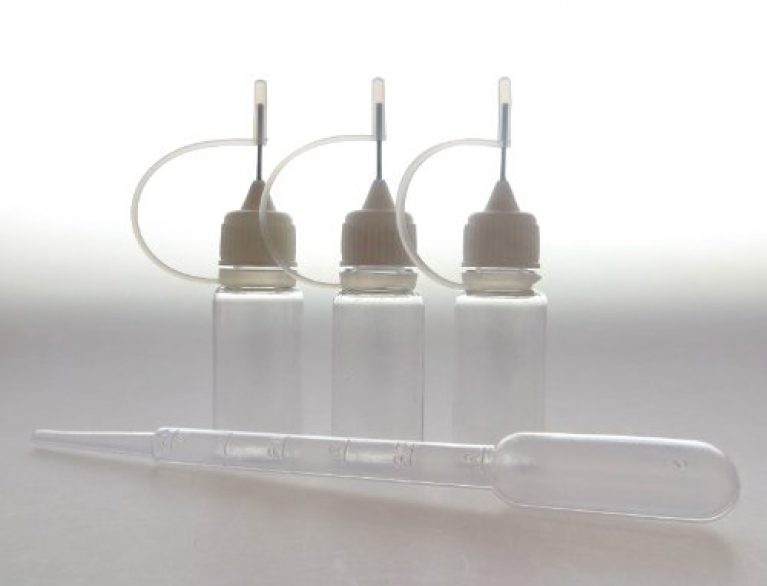 Nadelflaschen-Set – 6 X 30 Ml Mit 30 Spitzen, Für Basteln, Quilling, Malen – Flexibel & Präzise