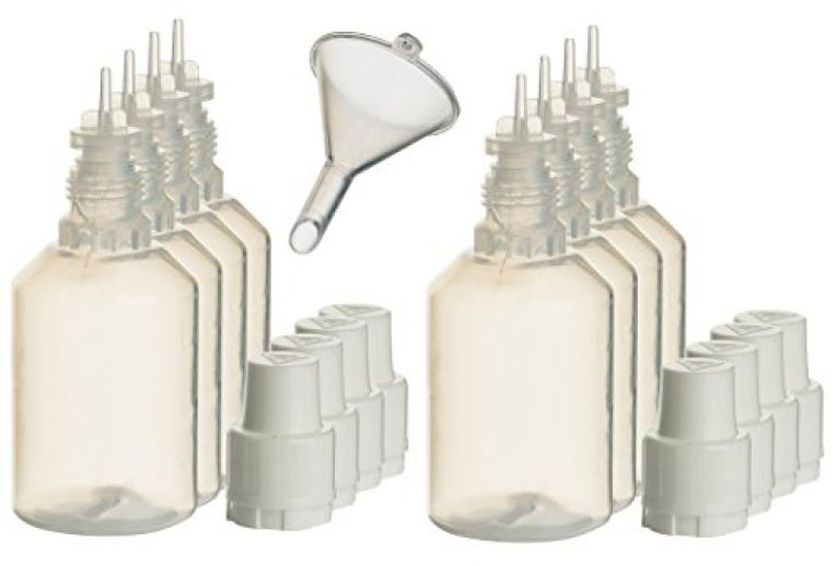 Nadelflasche 13 Ml Kunststoff Musykrafties 10x Nadelflasche Leer – 13 Ml, Mit Ultrafeiner Nadelspitze & Softcap, Für UV-Harz, Kleber, Öl & Farbe