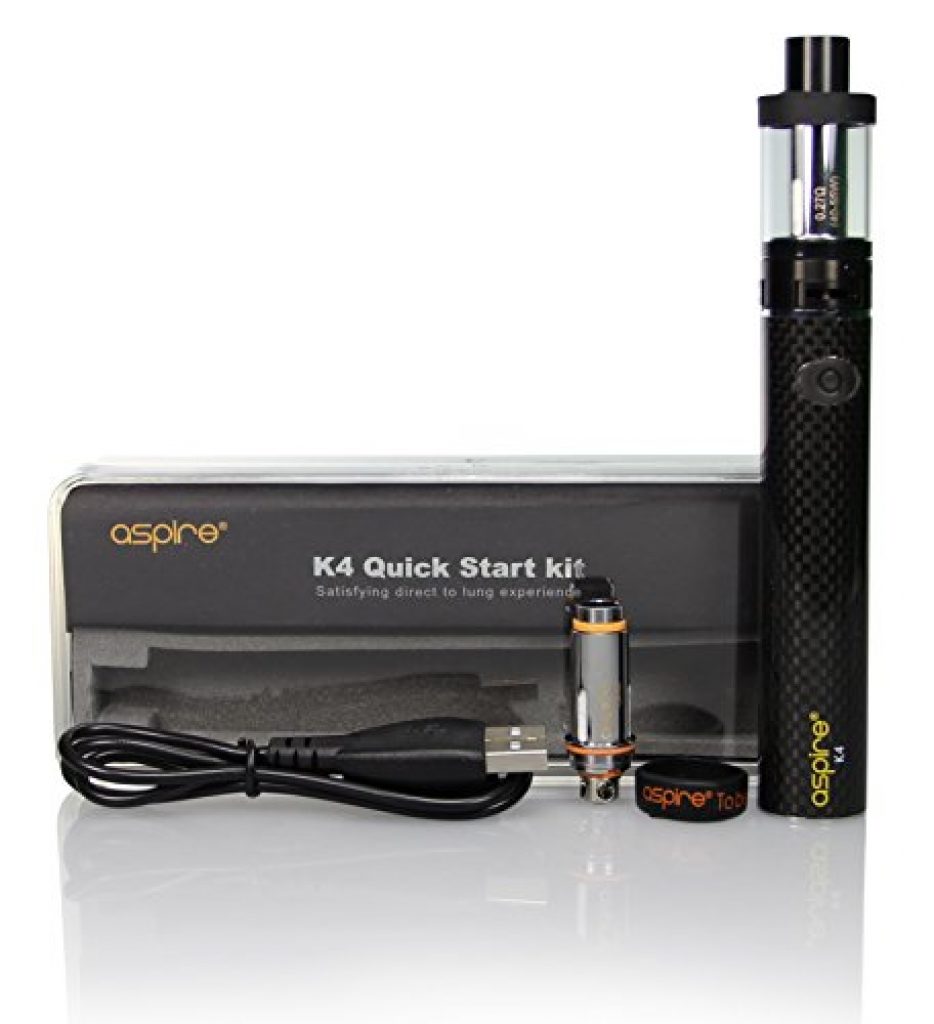 Aspire K4 E-Zigaretten Starter Set (schwarz). 7 aspire k4 e zigaretten starter set schwarz