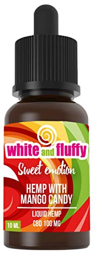 100mg liquid aroma white and fluffy sweet emotionhemp with mango candy