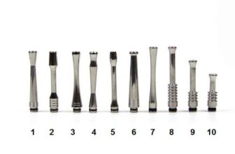 510er Long Pipe Drip Tips aus Edelstahl lange Mundstücke E Zigaretten Driptip (Style 8)